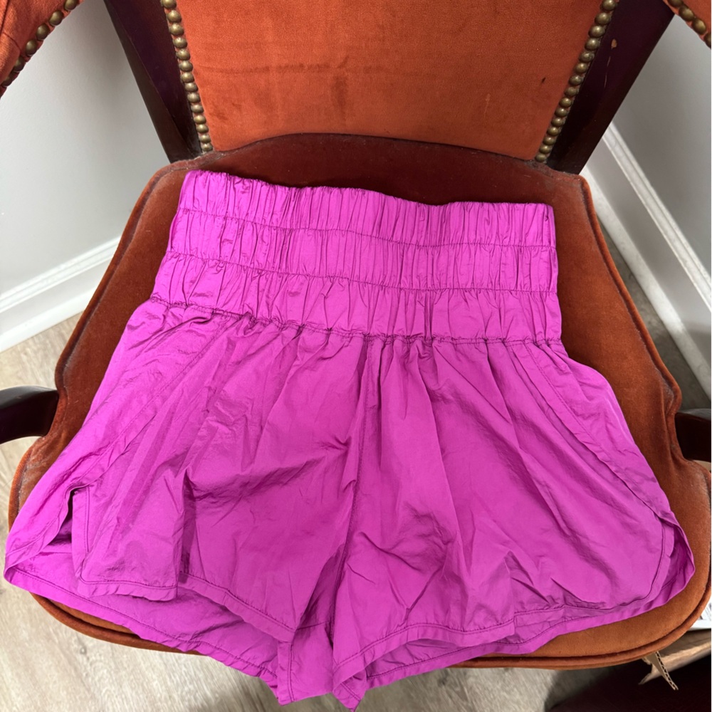 Free People Movement Way Home Women’s Medium High Waist Magenta Shorts